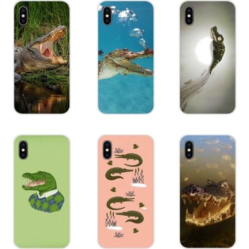 Transparent Soft Case Cover For Xiaomi Redmi 4A S2 Note 3 3S 4 4X 5 Plus 6 7 6A Pro Pocophone F1 Cartoon Crocodile On The Toilet