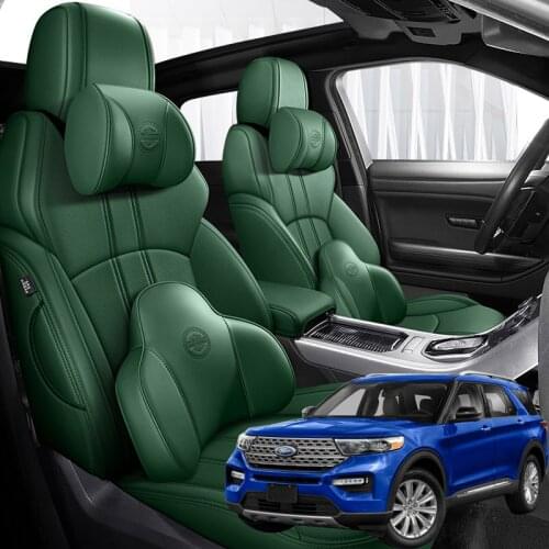 NAPPA Leather 5 seats Car seat covers For Ford Explorer 2020 2013 2014 2016 2017 accessories