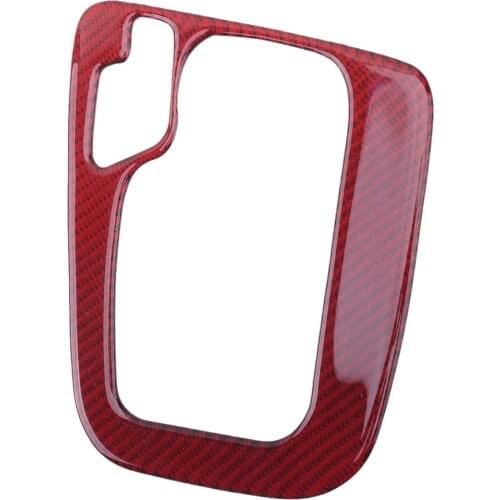 Gear Shift Box Panel Cover Trim Sticker Car Red Fit for BMW 3 Series E46 1998 1999 2000 2001 2002 2003 2004 2005 left hand Drive