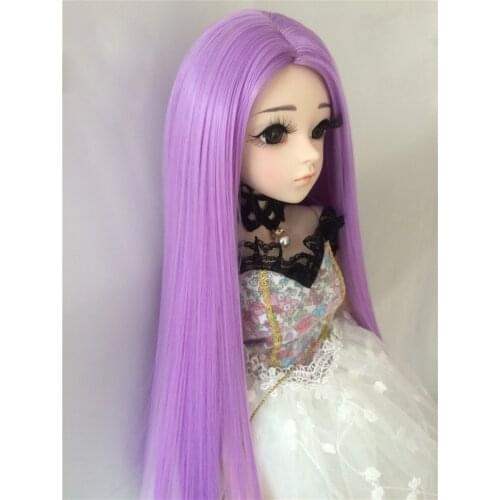 New Arrival 1/3 1/4 1/6 1/8 Bjd Wig High Temperature Long Straight Bjd Wig SD For BJD Doll Wig Many Can be Choose