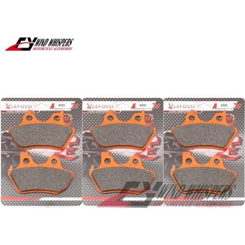 Dutch rock cotton Front Rear Brake Pads For Harley Touring Electra Street Glide Dyna Sportster XL 1200S FXDX FLHR 2000-2007