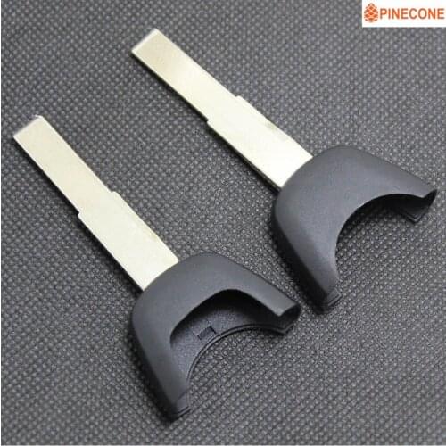 PINECONE Key Case for Zhonghua Coupe Junjie Car Key Uncut Brass Blade Replace Remote Vehicle Key Shell Fob