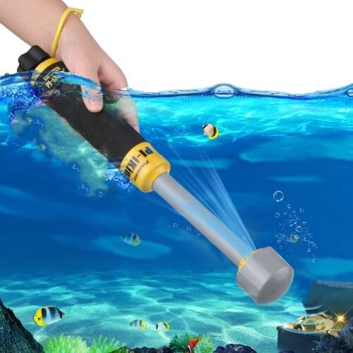 100Feet Underwater Metal Detector Waterproof Pin Pointer Handheld Pulse Induction Targeting with Vibration LED 740 Metal Finder