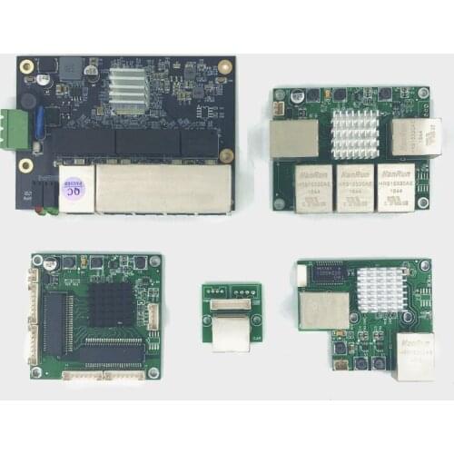 Industrial Ethernet Switch Module 5 Ports Unmanaged10/100/1000mbps PCBA board OEM Auto-sensing Ports PCBA board OEM Motherboard