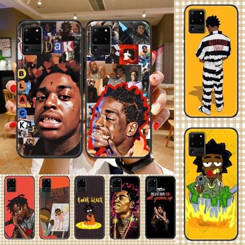 Rapper Kodak Black Phone case For Samsung Galaxy Note 4 8 9 10 20 S8 S9 S10 S10E S20 Plus UITRA Ultra black luxury shell trend