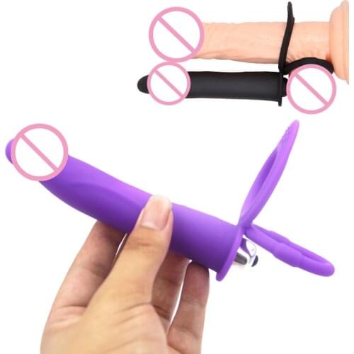 Sex Toys Anal Stimulation Dildo Vibrator Silicone Strap On Penis Cockring Sex Bullet Vibrators Products Sex Toys For Man Woman