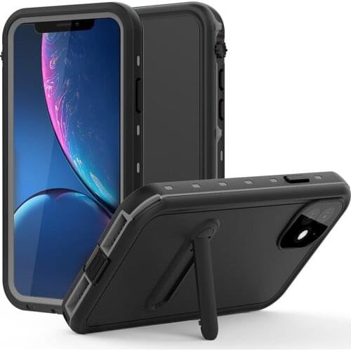 Waterproof Case For iPhone 11 Pro Max 12 Full Cover 360 Pouch Armor Protector Bag Underwater IP68 Water proof Cell Phone Stand