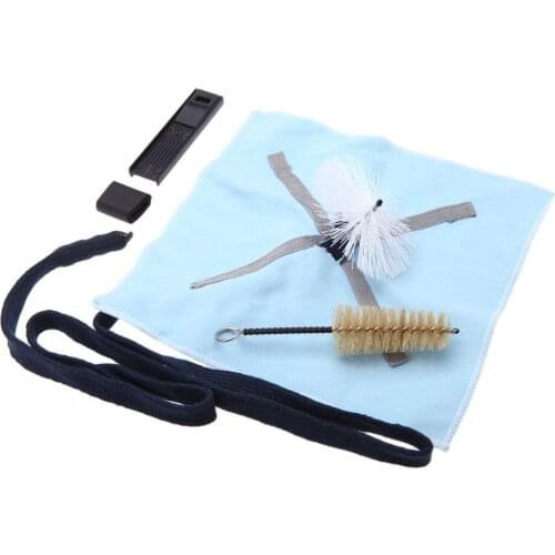 High Quality Saxophone Sax Cleaning Tool Brush Cloth Thumb Rest Cushion Reed Case Cleaning Kit