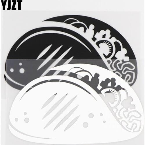 YJZT 14×8.3CM Traditional Mexican Food Delicious Fun Car Stickers Vinyl Decals Black/Silver 20B-0028