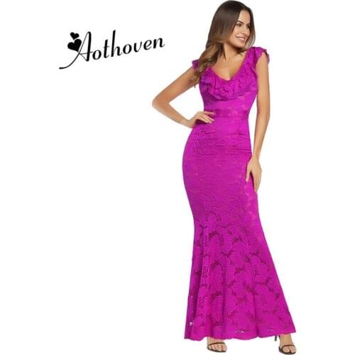 Plus Size 2018 Summer Lace Maxi Dresses V Neck Sleeveless Women Dress Bodycon Bandage Sexy Party Mermaid Dress Elegant Vestidos