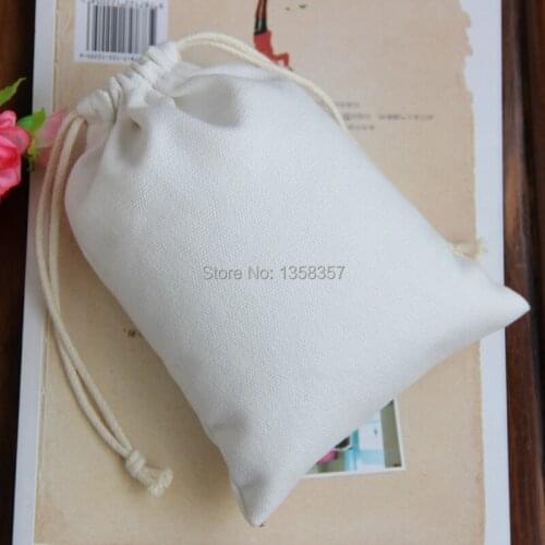 100pcs/lot) high quality canvas cheap drawstring bag customized 20*37cm jewelry drawstring gift bags for jewelry storage