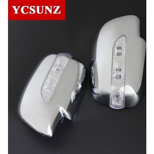 2008-2014 For Toyota Innova Accessories ABS Chrome Side Mirror Cover For Toyota Kijang Innova 2009 2010 2011 2012 2013 Ycsunz