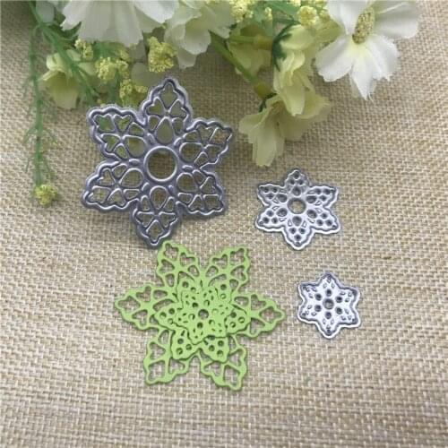 3D Flower Metal Cutting Dies Stencils For DIY Scrapbooking Decorative Embossing Handcraft Die Cutting Template