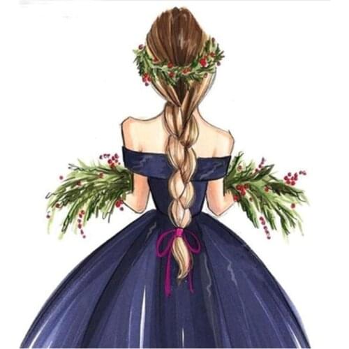 Diamond Mosaic DIY Diamond Painting Princess Full Round Drill Decoration Home Paint With Diamond Picture Of Rhinestone