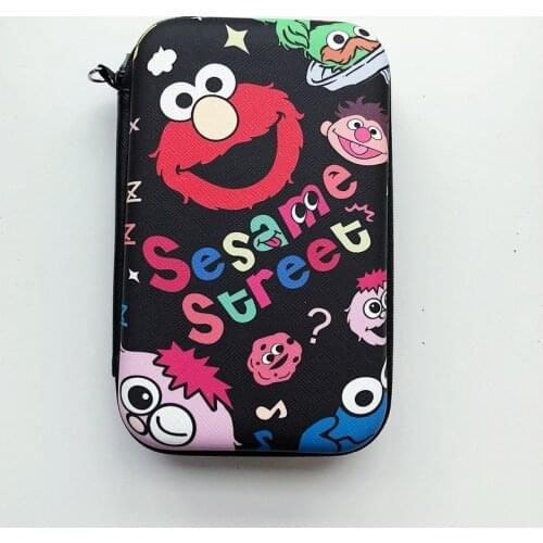 IVYYE Sesame Street Anime Coin Purse Cartoon Change Bags Coins Wallet Card Key Storage Birthday Gifts New