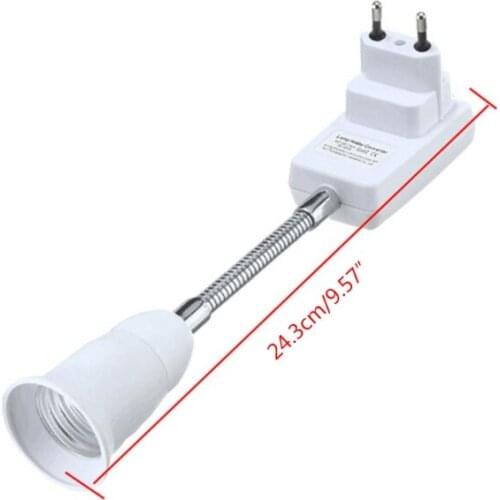 E27 EU Plug Socket Adapter with On/Off Switch Light Lamp Bulb All Direction