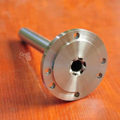 Bead lathe Flange spindle k11, k12, k72 homemade lathe 80 chuck 100 chuck 16mm-19mm through hole shaft core hardened hard