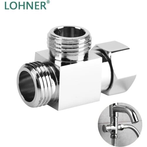 Lohner Faucet Cartridges Bathroom New High Quality 3 Way T Adapter Valve For Toilet Bidet Shower Head Water Diverter Brass