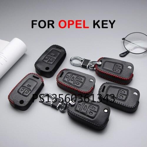 Suitable for Opel ADAM Agila Ampera Antara ARENA ASTRA leather key case buckle