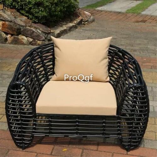 Ngryise 1Pcs A Set rattan steel single people use sofa classic