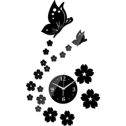 2016 new real special offer top fashion watch wall clock diy love digital 3d home decoration living room stickers quartz Acrylic