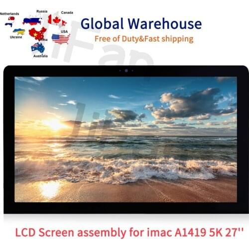 New Brand LCD LED Retina 27" 5K Late 2015 2016 IPS Screen Display LM270QQ1 SDB1C1 For iMac A1419 5K 5120x2880