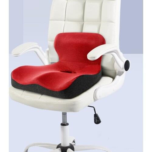 New "L" Shape Memory Foam Orthopedic Cushion Comfort Ergonomic Design Back Coccyx Pillow for Car Seat Office Chair Pain Relief