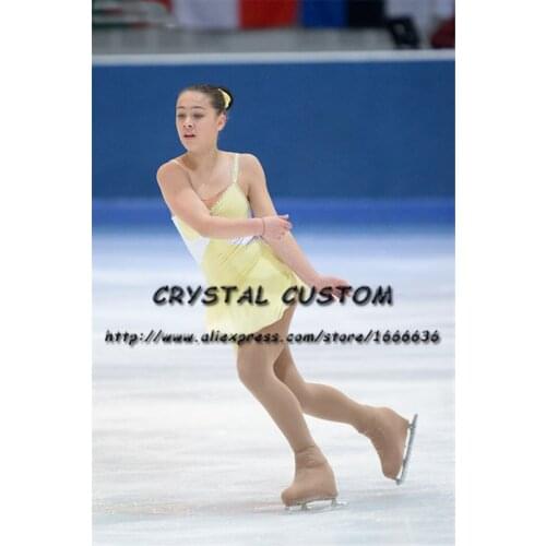Custom Figure Skating Dresses For Girls Graceful New Brand Ice Skating Dresses For Competition DR4302