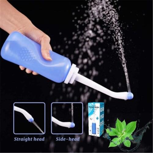 500ML Bidet Sprayer Baby Butt Washing Device Portable Woman Vagina Flusher Pregnant Handheld Bidet Home Hygiene Douche Device