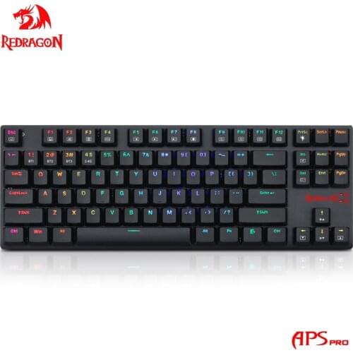 Redragon Aps por K607P KBS RGB Surpport Bluetooth 5.0 wireless USB 2.4G Dual mode Mechanical Gaming Keyboard 87 Keys Compute