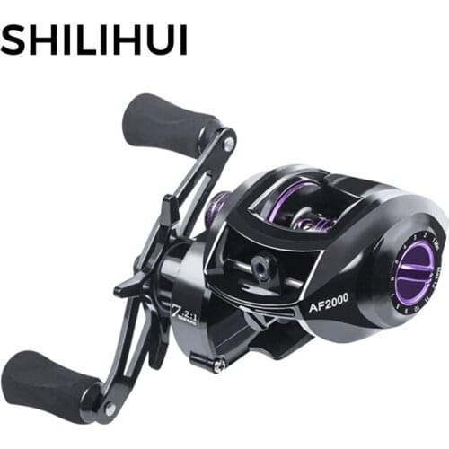 SHILIHUI 7.2:1 Baitcaster Fishing Reel 8KG Max Drag Carp Baitcasting Casting Reels Fishing Wheel Gear рыболовная катушка