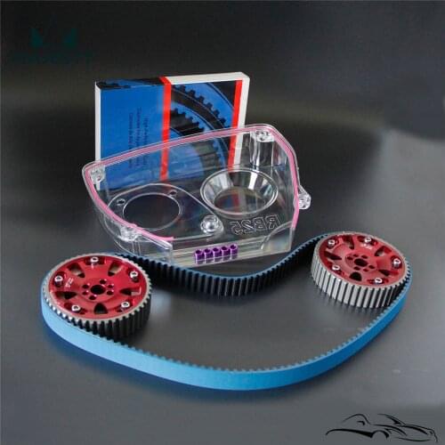 Cam Pulley + Timing Belt + Clear Cover For Nissan Skyline R32 R33 GTS RB25DET