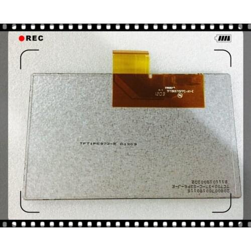 TFT8K6715FPC Original high quality 7 inch 60pin HD LCD screen for cable digital TFT8K6715FPC-A1-E Free shipping