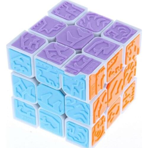 Magic Square Set Cubos Magicos Magic New Year Gifts Disordered Cube Funny Kids Children Grownups Sensory Educational Toys DD60MF