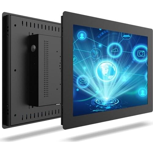 10.4/12.1/15/17/19/21.5“ Industrial Computer All In One PC With i3 4120U 4G 64G resistance Touch Screen Embedded Panel Tablet PC