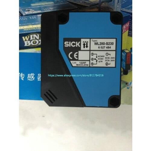 100% New Original SICK mirror reflected photoelectric sensor WL280-2R1531 WL280-S230 WL280-2H4331
