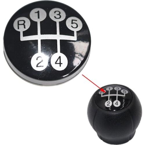 5 Speed Gear Knob Stick Badge Emblem Trim Cap Cover For Opel/Vauxhall Astra Corsa Meriva Tigra Vectra Zafira COMBO C