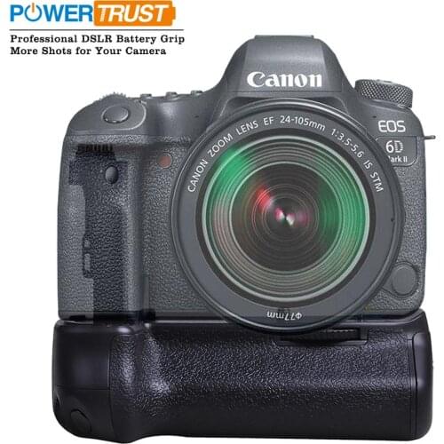 PowerTrust BG-E13 Battery Grip for Canon EOS 6D DSLR Camera Work With LP-E6 Battery or 6X AA Batteries