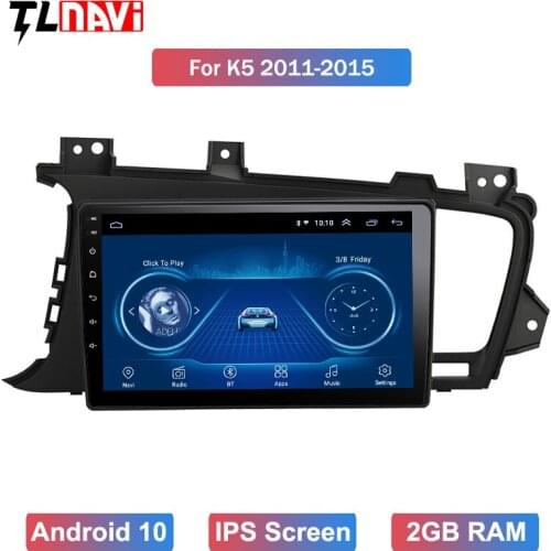 9 Inch IPS 2.5D Screen Android 10 Car radio for Kia k5 2011 2012 2013 LHD car dvd GPS navigation multimedia Player