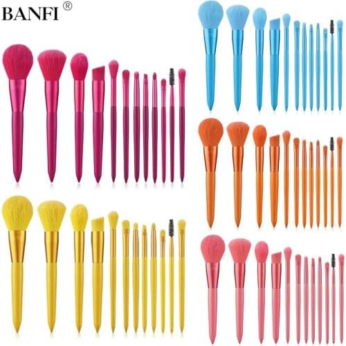 BNAFI 12 pcs candy mix color in 8 colors Makeup Brush Professional 2021 New Powder Basic Eye Shadow Eye Shadow Concealer