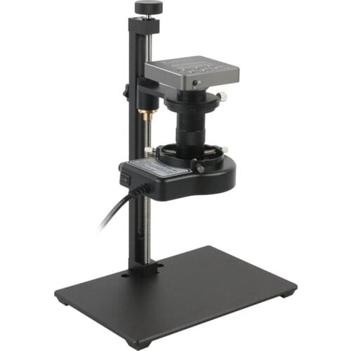 FHD 1080P 37MP Industrial Electronic Soldering Video Microscope Camera Adjustable 130X C Mount Lens For PCB Repair Inspection