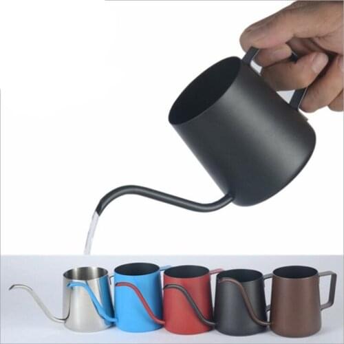 Top Quality Stainless Steel Coffee Pot Pour Over Coffee Maker Hanging Ear Drip Coffee Long Spout Pot Coffee Kettle 250ml 350ml