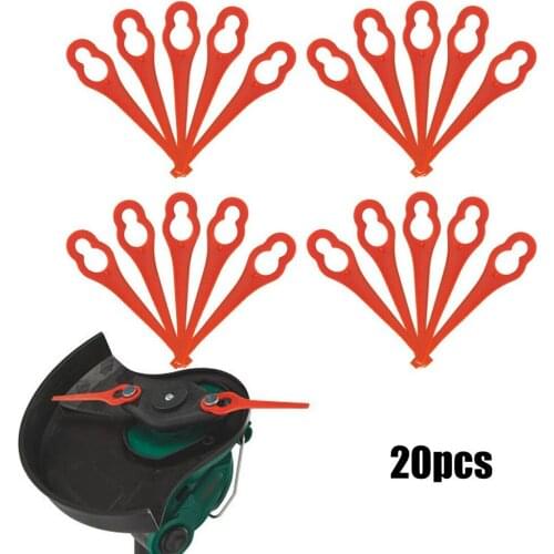 20x ALM BQ026 Grass Strimmer Plastic Cutter Blades For Einhell Trimmers Replacement Attachment Spare Part
