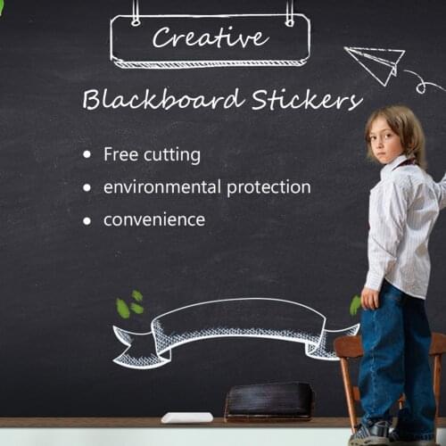 Chalk Board Blackboard Stickers Contact Paper Chalkboard Wall Vinyl Art Draw Decor Sticker Board Wallpaper For Kids Rooms