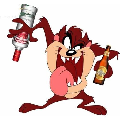 Cartoon Creative Animal Autor Stickers Pvc Exquisite Decoration Accessories Decals Suitable for All Kinds of Cars 13cm*13cm