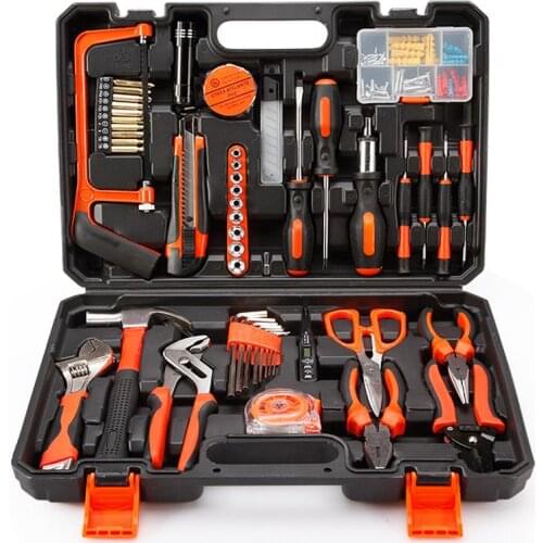 Home Woodworker Electrician Manual Hardware Toolbox Combination Set