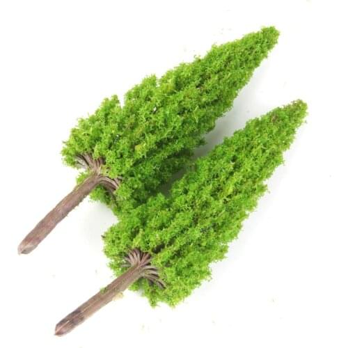 Lot 20 Model Tree Train HO Electronic Landscape Jouef Deco 1: 100 Light Green