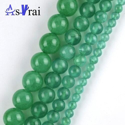 Natural Stone Dark Green Jades Stone Beads For Jewelry Making 4/6/8/10mm Spacer Loose Beads Diy Bracelets Necklace 15inches