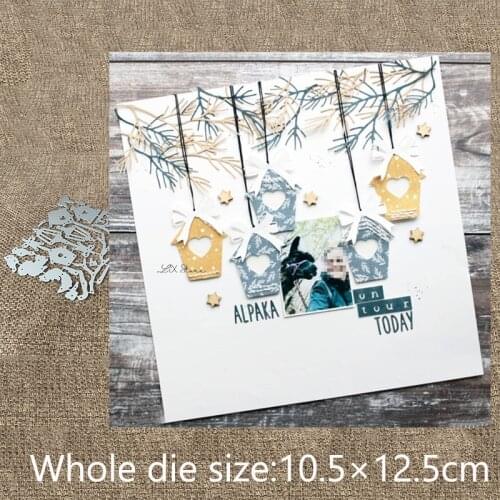 New Design Craft Metal stencil mold Cutting Dies house animals decoration scrapbook die cuts Album Paper Card Craft Embossing