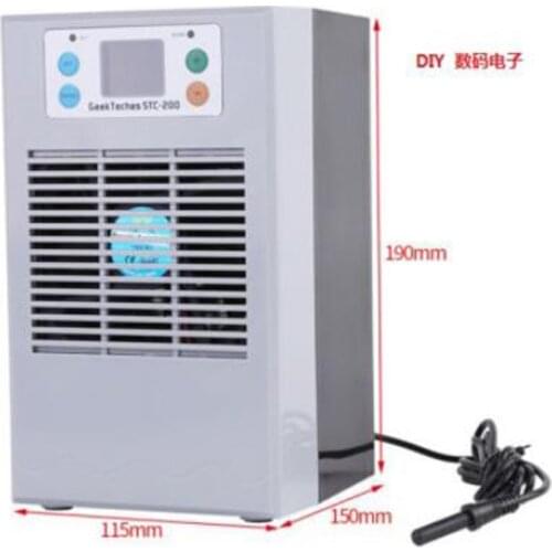 72W 100W LCD Display Aquarium Water Chiller Pond Cooling Device Fish Tank Constant Temperature Cooling Equipment with pump